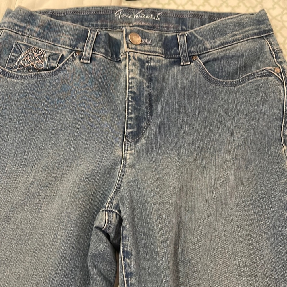 Gloria Vanderbilt All Around Slimming Jordyn Jeans 8 Petite